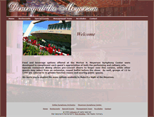 Tablet Screenshot of diningatthemeyerson.com